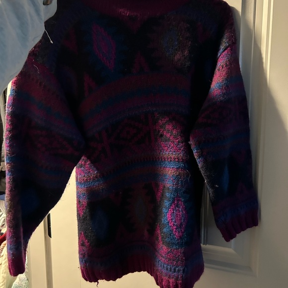 Nomadic traders vintage wool sweater - Picture 2 of 4